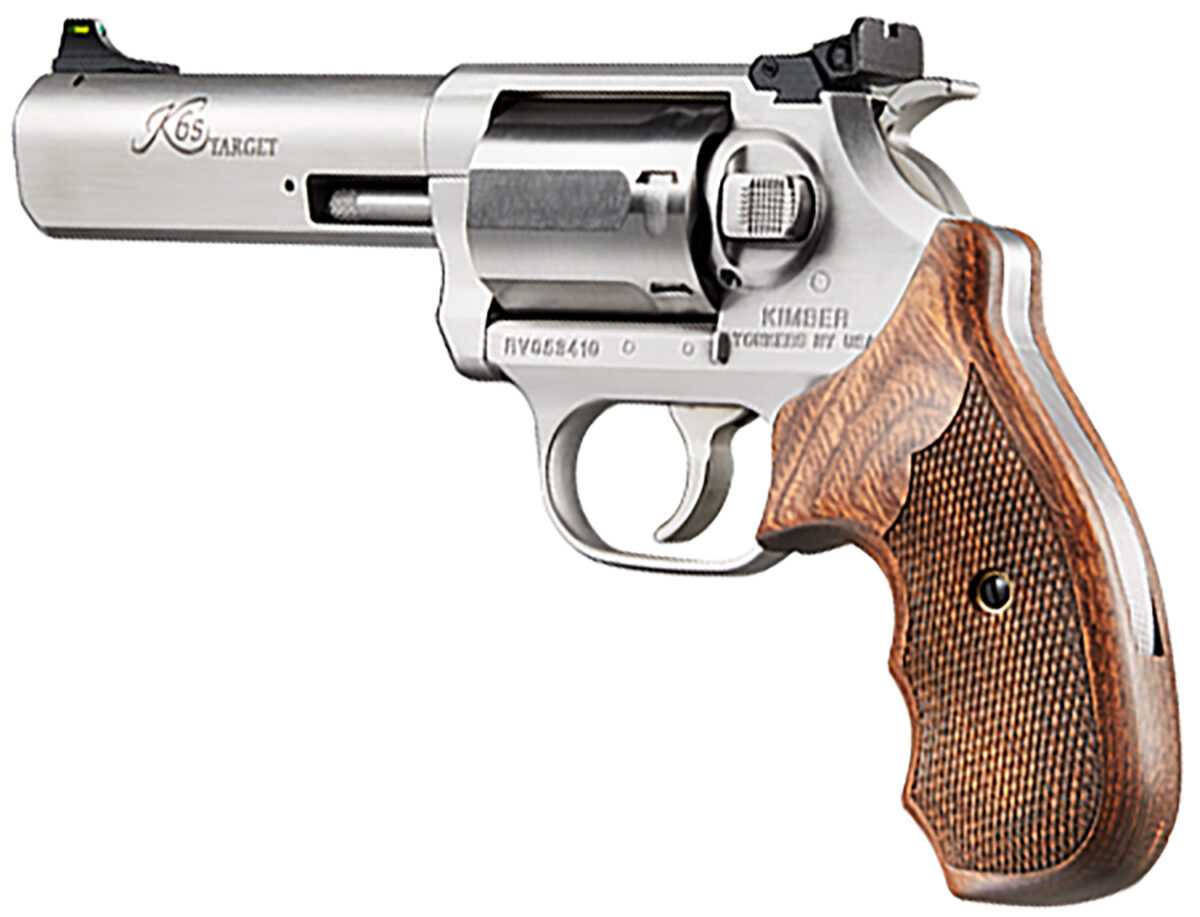 Kimber Mfg, Inc 3400031CA K6S Combat *CA Compliant DA/SA 357 Mag 6 Shot 4" Brushed Stainless Steel Barrel & Cylinder, Brushed Stainless Stainless Steel Frame, Diamond Checkering Grip, Exposed Hammer 1 170585