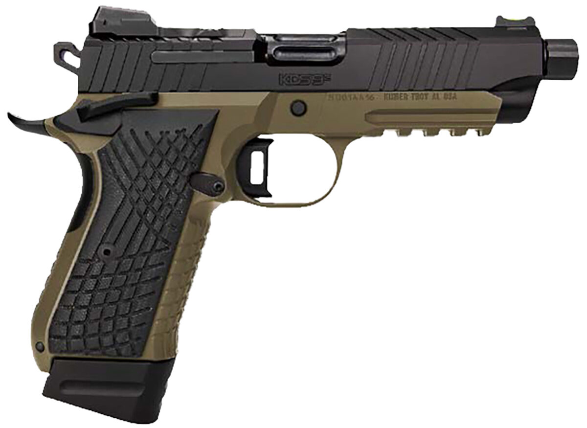 Kimber Mfg.,inc 3100023 KDS9C TFS 9mm 15+1 18+1 4.60" FDE/Black Front and Rear Serrations Stainless Steel G-10 Grip 1 170610