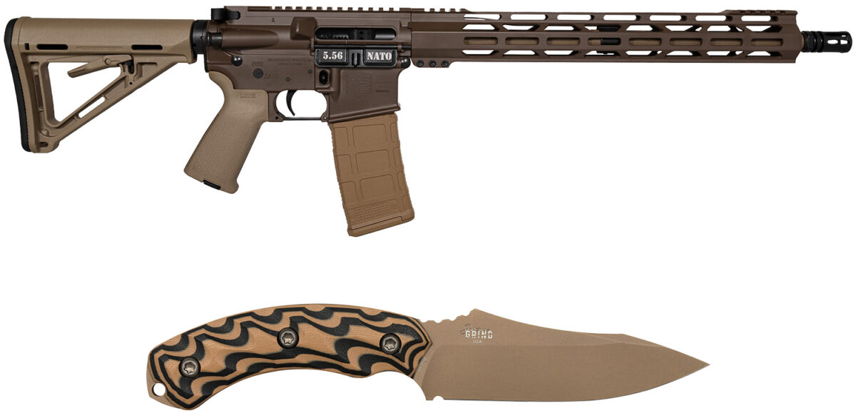 Diamondback DB175AK131 DB15 Sports South Exclusive 5.56 NATO 30rd 16" Black Nitride 7075-T6 Aluminum Receiver 15" M-LOK Handguard Brown Flat Dark Earth Magpul Grip 1 170846