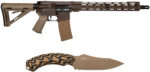 Diamondback DB175AK131 DB15 Sports South Exclusive 5.56 NATO 30rd 16" Black Nitride 7075-T6 Aluminum Receiver 15" M-LOK Handguard Brown Flat Dark Earth Magpul Grip 2 170846