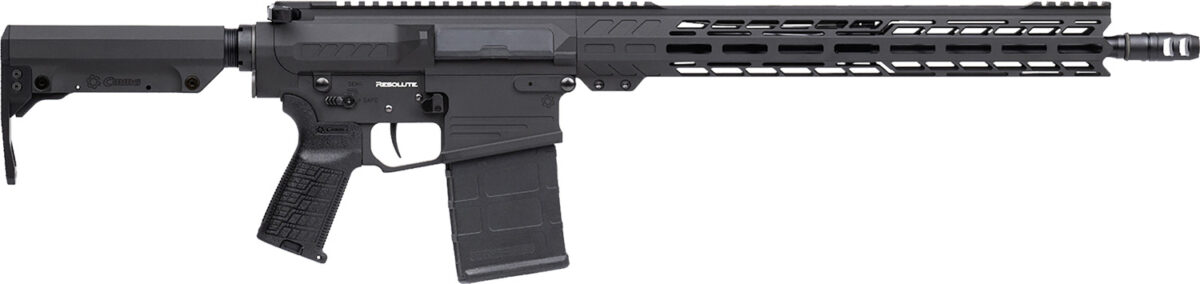 CMMG 33A590C-AB Resolute MK3 8.6 Blackout 20rd 16.10" Black Nitride 7075-T6 Aluminum Receiver 15" M-LOK Handguard CMMG Zeroed Grip 1 170848
