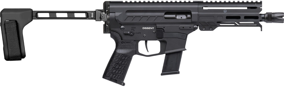 CMMG 45A250F-AB Dissent MKG 45 ACP 13rd 6.50" 5.5"Proprietary Handguard 7075-T6 Aluminum CMMG Zeroed Grip 1 170855