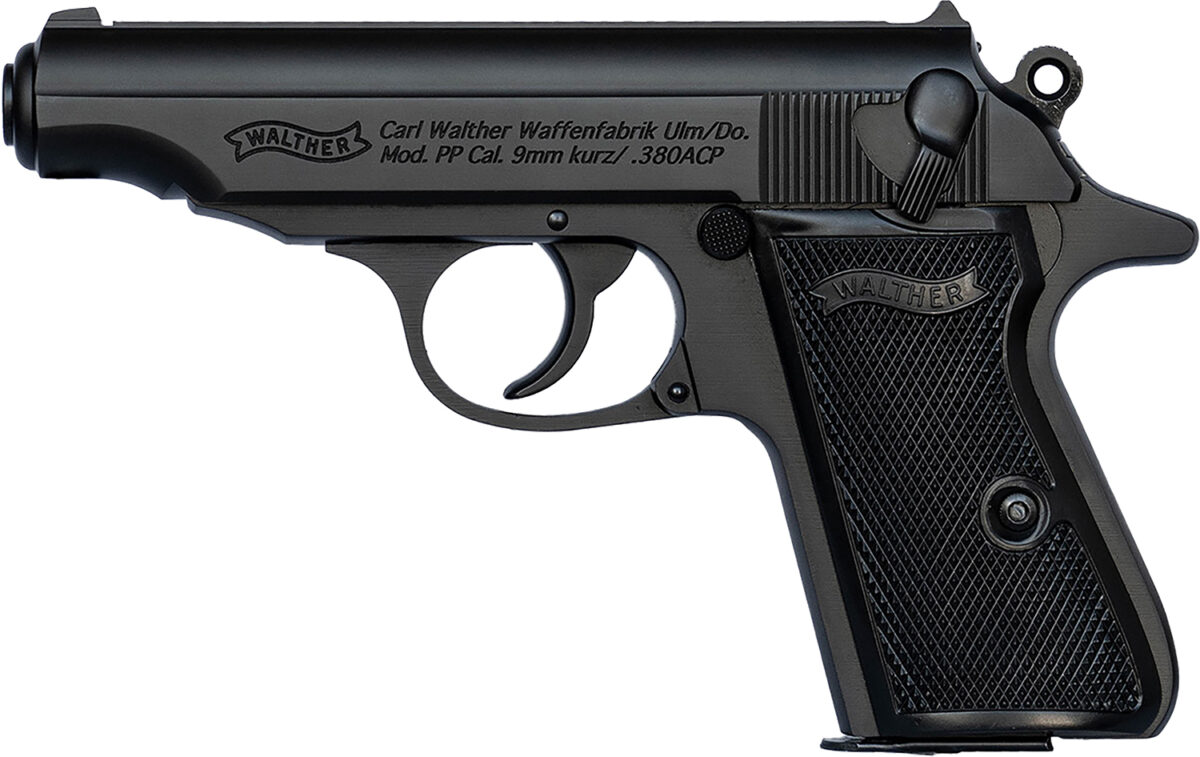 Walther Arms 4796030 PP 32 ACP 8+1 3.90" Black Steel Barrel, Black Serrated Steel Slide, Black Aluminum Frame w/Beavertail, Textured Polymer Grip 1 170958