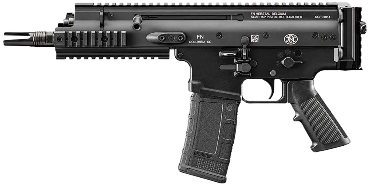 FN 38101242 SCAR 15P 300 Blackout 30+1 7.50" Black Chrome Lined Steel Barrel, Black Anodized Aluminum Picatinny Rail Receiver, Black Polymer Grip, Ambidextrous 1 171222