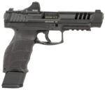 HK 81000877 VP9L SCS 9mm Luger 20+1 5" Black Polygonal Rifled Barrel, Long/Lightening Cuts/Optic Cut SCS Steel Slide, Polymer Frame w/Picatinny Rail, Black Interchangeable Backstrap Grip 2 172680