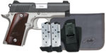 Kimber Mfg.,inc 3300251 Micro 9 RTC Bundle Micro Frame 9mm 7+1 3.15" Stainless Ramped Barrel, KimPro II Black Serrated Slide, Kimpro II Silver Aluminum Frame w/Beavertail, Rosewood Grip 2 172971