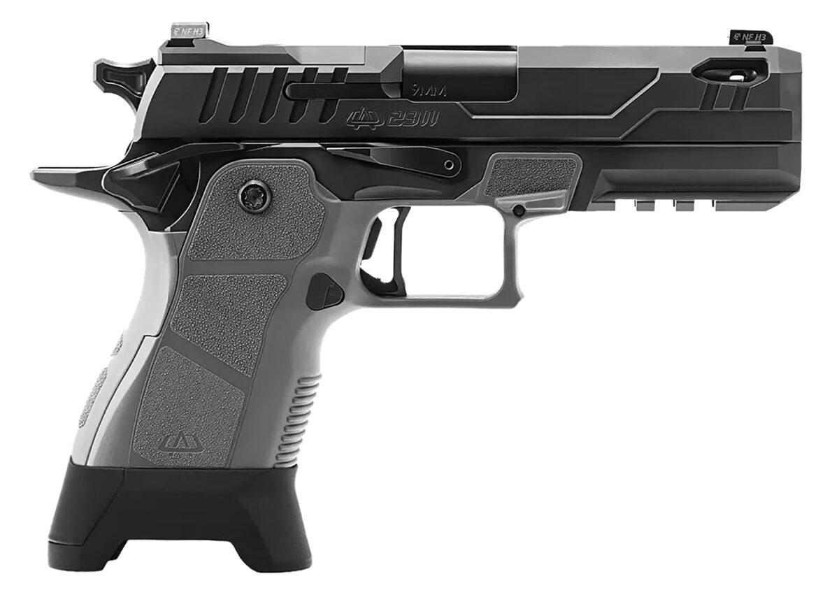 Oa Defense OA2311CPROPLSGRYPRT17 2311 Compact Pro Plus Kit 9x19 17rd 4.25" Black DLC Ported Barrel Gray/Black Optic Ready 17-4 Stainless Steel Slide Gray/Black Polymer Grip Ambidextrous 1 173046