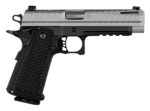 Live Free Armory LFAPF812076 Apollo 11 9mm 17+1 4.15" 416 Stainless Steel Slide Elite Gray Cerakote Black Polymer Grip 2 174277