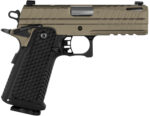 Live Free Armory LFAPF712086 Apollo 11 9mm 17+1 4.15" 416 Stainless Steel Slide Elite Flat Dark Earth Cerakote Black Polymer Grip 2 174278