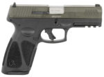 Taurus 1-G3B94B G3 Full Size Frame 9mm 17+1 4" Matte Stainless Steel Barrel, OD Green Serrated Alloy Steel Slide, Black Polymer Frame w/Picatinny Rail, Textured Grip 2 174520