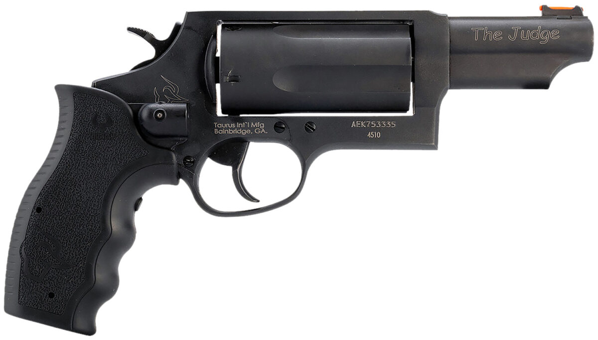 Taurus 2-441031TVL Judge w/Laser Compact 45 Colt (Long Colt) 410 Bore 5rd 3" Matte Black Alloy Steel Barrel, Cylinder & Frame, Viridian Laser, Transfer Bar Safety 1 174693