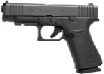 Glock PA4850201FR G48 Slim Compact Frame 9mm Luger 10+1 4.17" Black GMB Barrel, Black nDLC Serrated Steel Slide, Black Polymer Frame w/Beavertail & Front Rail, Black Textured Polymer Grip, Right Hand 2 175492