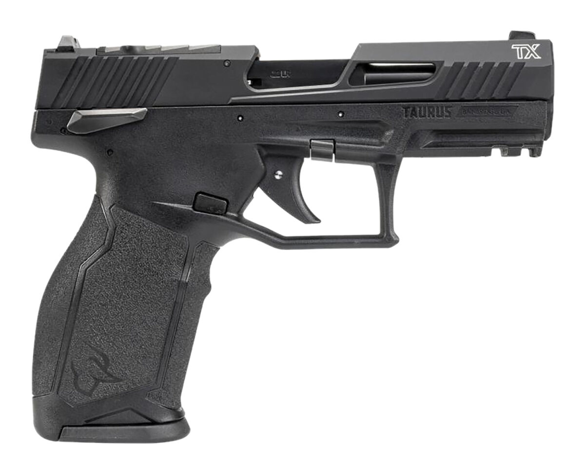Taurus 1-2TX22P341-15 TX22 T.O.R.O. 22 LR 15+1 4.10" Matte Black Steel Barrel, Black Hard Coat Anodized Optic Ready/Serrated Slide, Black Polymer Frame w/Picatinny Rail, Textured Grip 1 175901
