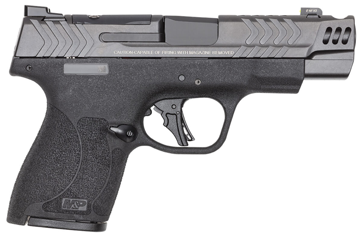 S&W M&P9 PC SHLD+ 14410 9MM 4 COMP OR 10R BLK 1 177009