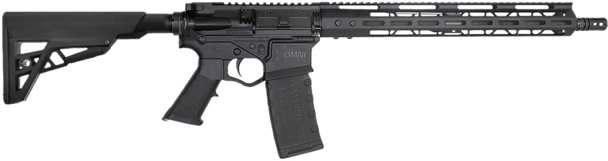 ATI ATIGOMX300ML15 Omni Hybrid 300 Blackout 30+1 16" Black Threaded Barrel, Black Picatinny Rail Polymer Receiver, 15" M-LOK Handguard, Adjustable Black Synthetic Stock, Black Polymer Grip 1 177745