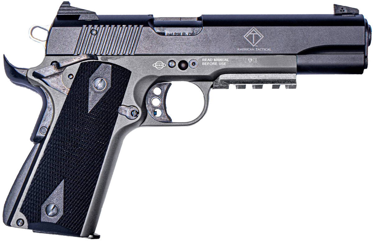 ATI GERG1911ADOPGR GSG 1911 22 LR 10+1 5" Black Steel Barrel, Black Parkerized Serrated Slide, Gray Polymer Grip 1 177758