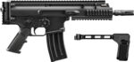 FN 38101884 SCAR 15P 5.56x45mm 10+1 7.50" Black Black Anodized Picatinny Rail Aluminum Receiver SB Tactical Brace 2 179146