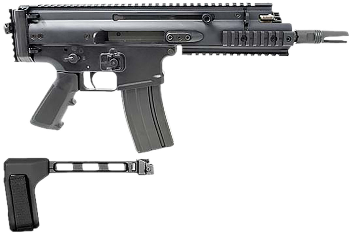 FN 38101886 SCAR 15P 300 Blackout 30+1 7.50" Black Picatinny Rail Aluminum Receiver SB Tactical Brace 1 179147