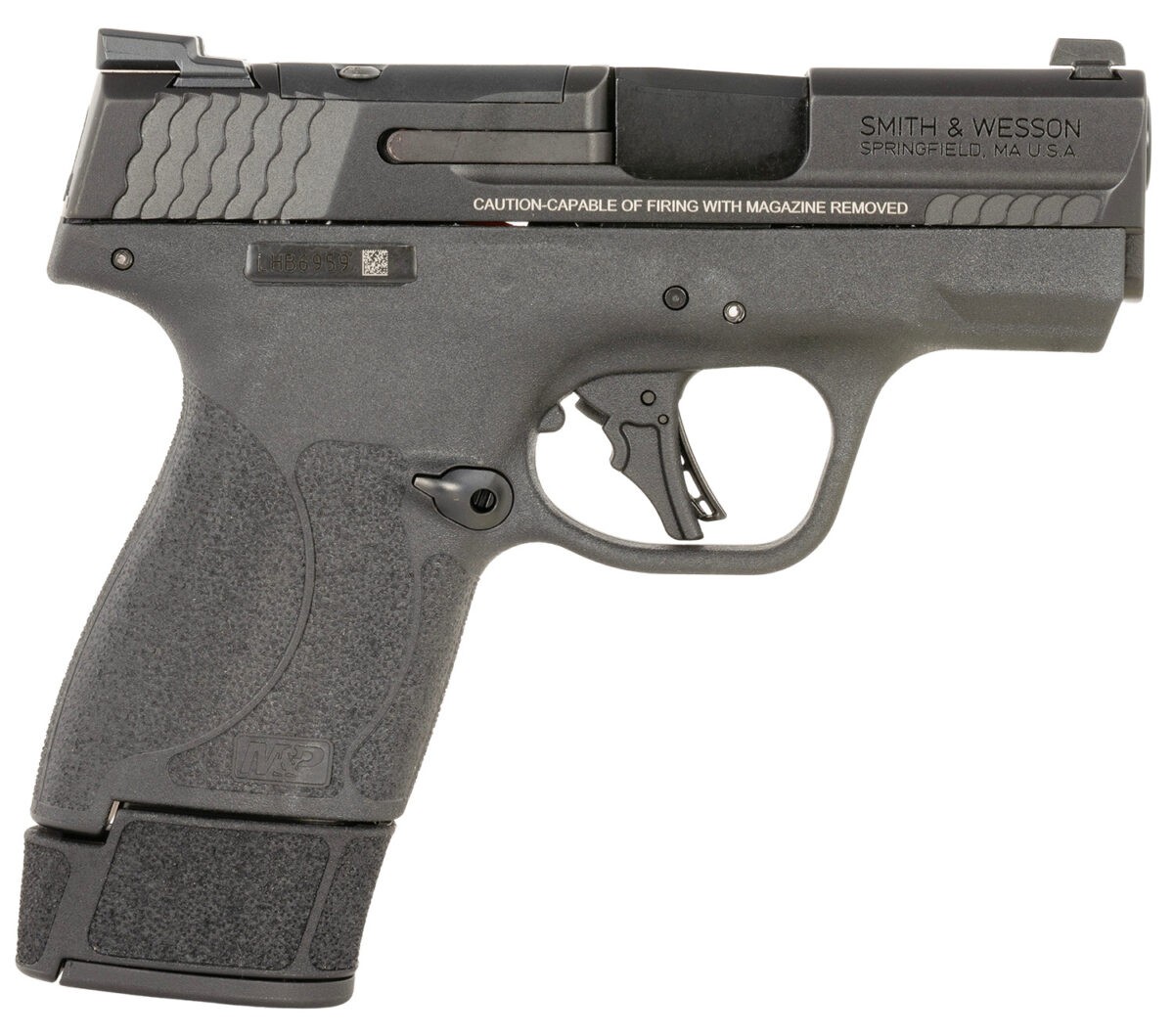 Smith & Wesson 14196 M&P9 Shield 9mm Luger 15+1 3.10" Optic Ready/Serrated Slide 1 180789