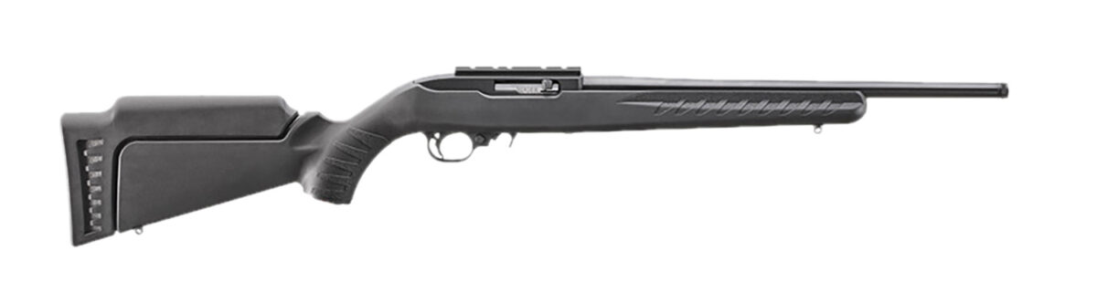Ruger 31239 10/22 Sports South Exclusive Carbine 22 LR 10+1 16.12" Black Satin Threaded Barrel, Receiver w/Scope Rail, Ruger Modular System Synthetic Stock 1 181147