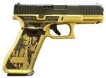 Glock PA475S204MOSNDONWICK G47 Gen5 MOS Don Wick 9mm Luger 17+1 4.49" Black GMB Barrel, Black nDLC Steel MOS Cut/Serrated Slide, Gold w/Trump & Engraving Polymer Frame w/Picatinny Rail, Ambidextrous 2 181189