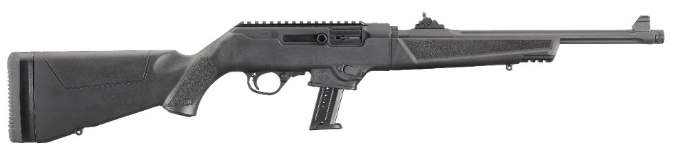 RUGER PC CARBINE 9MM BL/SYN 16" 17+1 1 19100