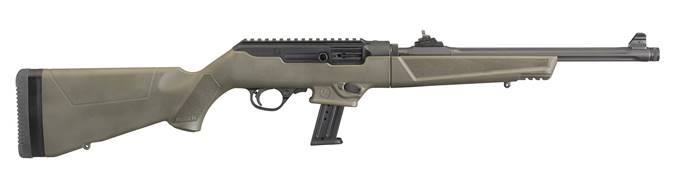 RUGER PC CARBINE 9MM BL/ODG 16" 17+1 1 19106