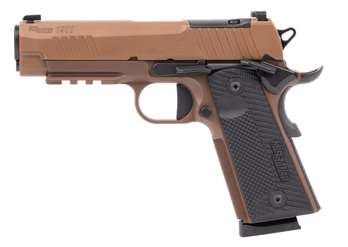 SIG SAUER 1911X CARRY 45ACP COY/BK 4.25" 1 1911xccoyotef8e0