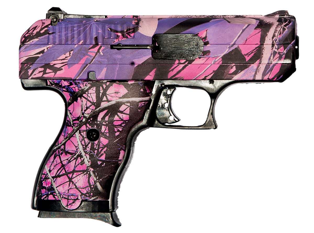 Hi-Point CF380PI CF 380 ACP 8+1, 3.50" Black Steel Barrel, Hydro-Dipped Pink Camo Serrated Steel Slide, Hydro-Dipped Pink Camo Polymer Frame & Grip 1 1958