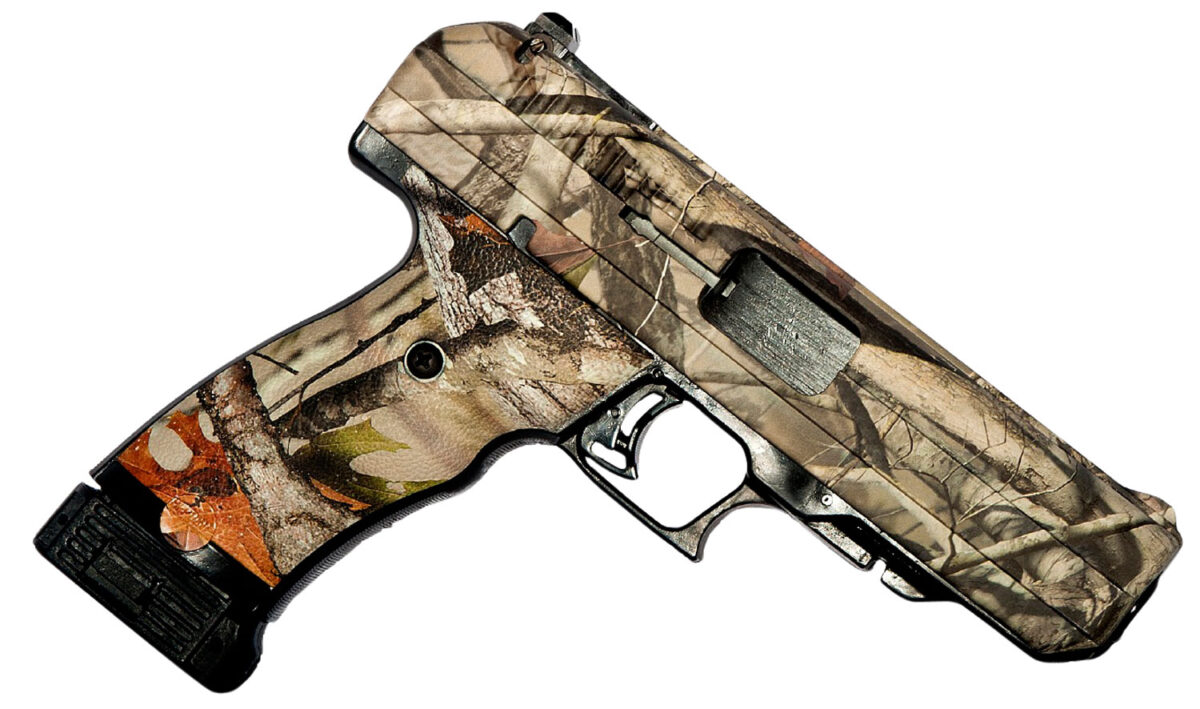 Hi-Point 34010WC JCP 40 S&W 10+1, 4.50" Black Steel Barrel, Hydro-Dipped Woodland Camo Serrated Steel Slide, Hydro-Dipped Woodland Camo Polymer Frame w/Picatinny Rail & Grip 1 1965