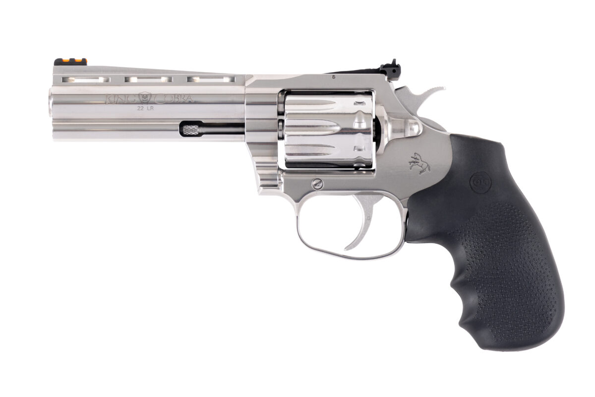 COLT KING COBRA 22LR SS 4.25" SA/DA 1 22lrflatlayleft978b