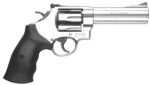 Smith & Wesson 163636 Model 629 Classic 44 Rem Mag or 44 S&W Spl Stainless Steel 5" Barrel & 6rd Cylinder, Satin Stainless Steel N-Frame, Red Ramp Front/White Outline Rear Sights 2 26273