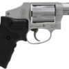 Smith & Wesson 163811 Model 642 Airweight 38 Special + P 5 Shot 1.88" Stainless Steel Barrel/Cylinder, Matte Silver Aluminum Alloy J-Frame, Includes Crimson Trace LG-305 Lasergrip 2 26376