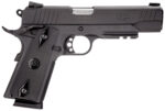 Taurus 1191101B1 1911 Full Size Frame 45 ACP 8+1 5" Matte Stainless Steel Barrel, Matte Black Serrated Steel Slide & Frame w/Beavertail & Picatinny Rail, Black Checkered Polymer Grip, Right Hand 2 27388