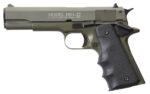Chiappa Firearms 401121 1911-22 22 LR 10+1 5" OD Green Serrated Steel Slide & Beavertail Frame, Black Hogue Rubber w/Finger Grooves Grip 2 29859