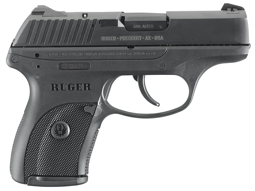 Ruger 3253 LC380 *CA Compliant 380 ACP 7+1 3.12" Black Steel Barrel, Black Oxide Serrated Steel Slide, Black Polymer Frame, Black Polymer Grip, Right Hand 1 2999