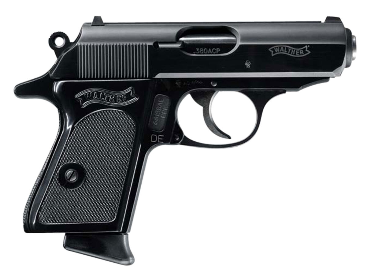 Walther Arms 4796006 PPK/S Carry Frame 380 ACP 7+1, 3.30" Black Steel Barrel, Black Serrated Zinc Alloy Slide, Black Aluminum Frame w/Beavertail, Black Polymer Grip, Manual Thumb Safety 1 3242 1