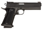 Rock Island 51738 Pro Ultra Match HC 40 S&W Caliber with 5" Barrel, 16+1 Capacity, Overall Black Parkerized Finish Steel, Beavertail Frame, Serrated Slide & Black G10 Grip 2 35246