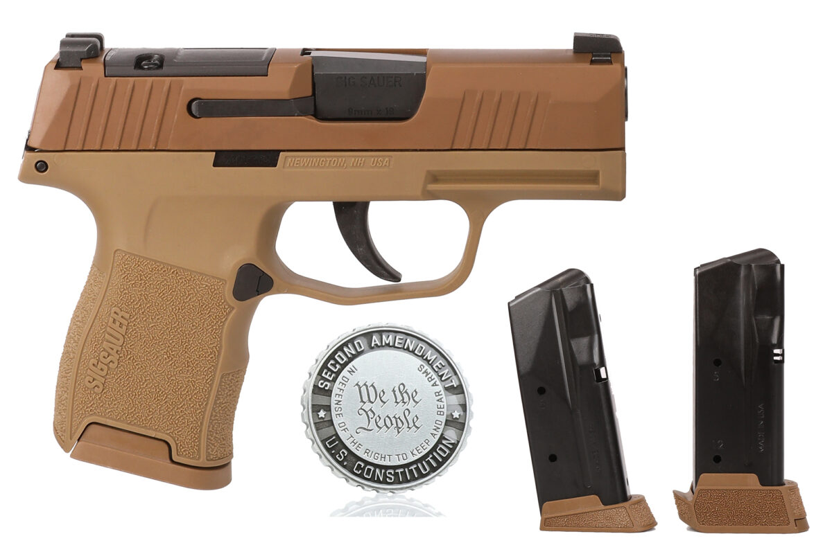 SIG SAUER P365 9MM 10+1 COYOTE 2A OR 1 3659cxr3p2acdc2