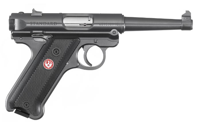 RUGER MKIV STD 22LR 4.75" BL/SY 10+1 1 40104