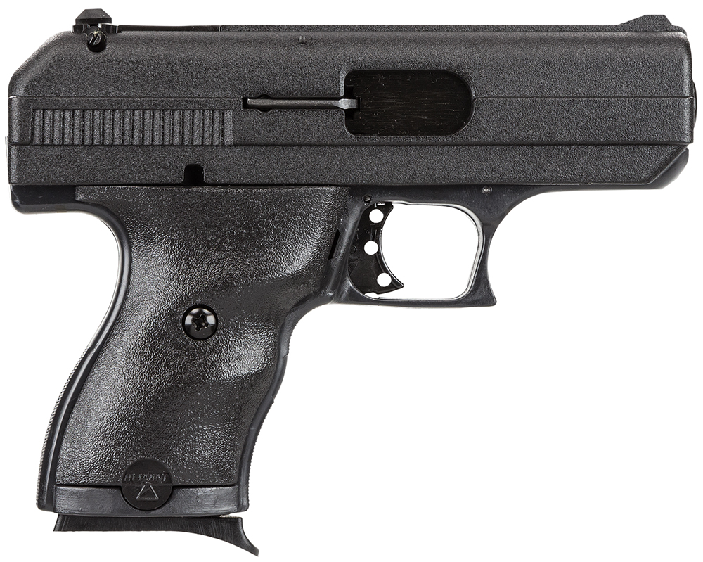 Hi-Point 9NYLOC C9 9mm Luger 8+1 3.50" Black Steel Barrel, Black Powder Coated Serrated Slide, Frame & Polymer Grips, Nylon Holster 1 48302