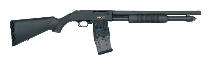 MOSSBERG 590M MAG-FED 12/18.5 SYN 2.75" 1 50205