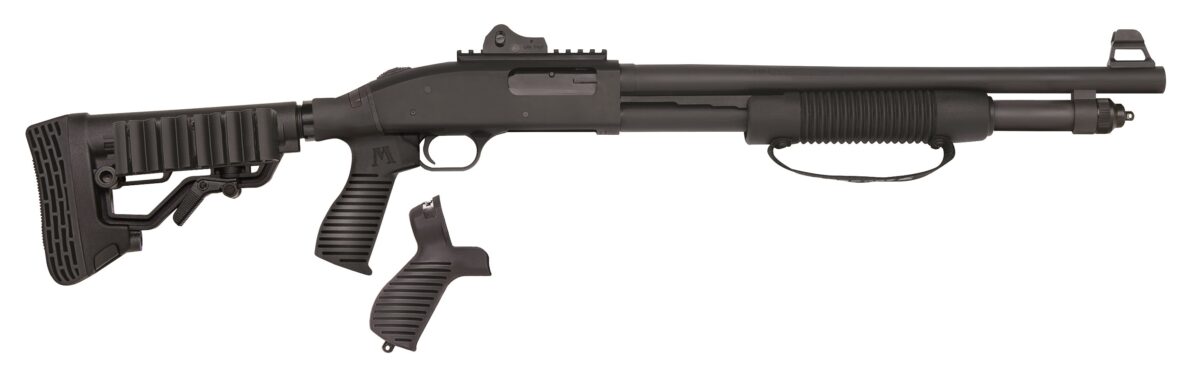 MOSSBERG 590 SPX 12/18.5 SYN ADJ STOCK 1 506960429