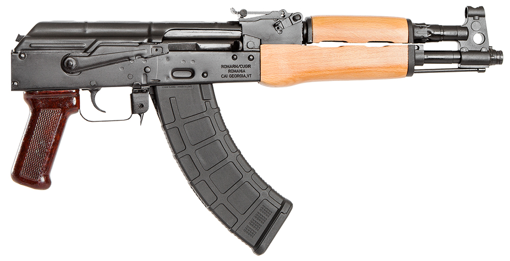 Century Arms HG1916N Draco 7.62x39mm 30+1 12.25" Black Chrome Lined Threaded Barrel, Black Stamped Receiver, Wooden Handguard, Polymer Pistol Grip, Includes 30rd Magazine 1 64074