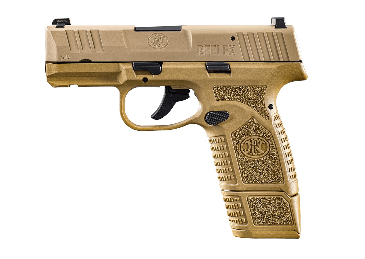 FN REFLEX 9MM FDE 3.3" 15+1 NMS 1 661014096145