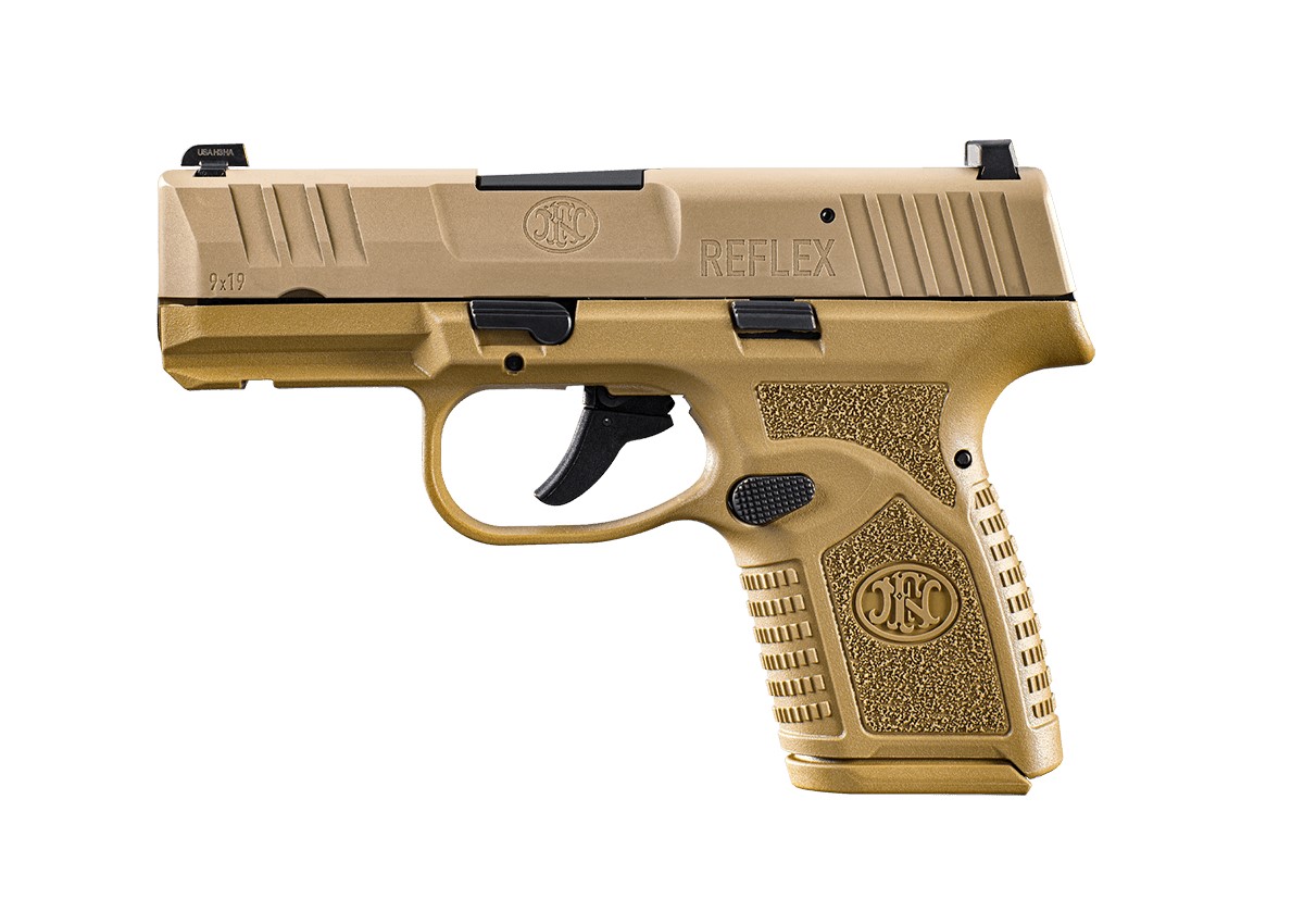 FN REFLEX 9MM FDE 3.3" 10+1 NMS 1 661014136995