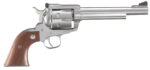 Ruger 0319 Blackhawk 357 Mag 6 6.50" Satin Stainless Steel Barrel, Cylinder & Frame, Hardwood Grip, Transfer Bar Safety, Exposed Hammer 2 70165