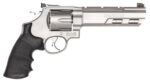 Smith & Wesson 170320 PC Model 629 Competitor N-Frame 44 Rem Mag 6 Shot 6" Stainless Steel Adj Weights Barrel, Stainless Cylinder, Stainless Steel Frame, Hogue Synthetic Grip, Exposed Hammer 2 83443
