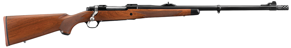 Ruger 37185 Hawkeye African Full Size 416 Ruger 3+1 23" Satin Blued Threaded Barrel, Receiver w/Integral Scope Mount, American Walnut Fixed Stock, Right Hand 1 84842