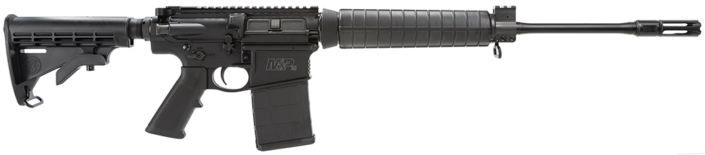 Smith & Wesson 811308 M&P10 Optic Ready 308/7.62x51mm NATO 20+1 18" Armornite Barrel, Matte Black Receiver, Black 6 Position Stock & Polymer Grip, Ambidextrous Manual Safety 1 90756